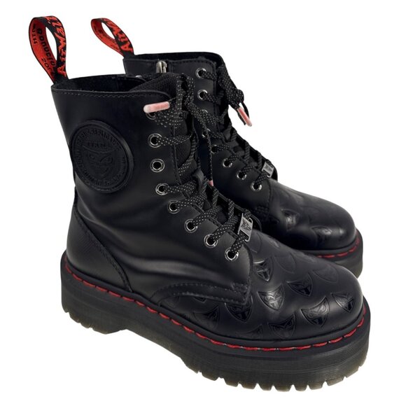 Dr. Martens Jadon Blade Runner Smooth Black Leather Platform Boots UK6 US M7/W8 - Picture 1 of 13